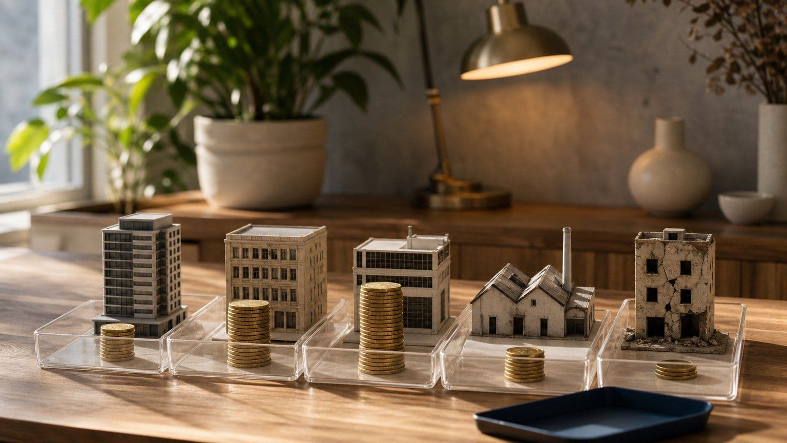 Miniaturas de empresas em bandejas de avaliação mostram uma ação aparentemente barata e uma possível armadilha de valor.
